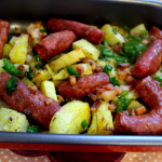Almoço Fácil – Linguiça com Batatas