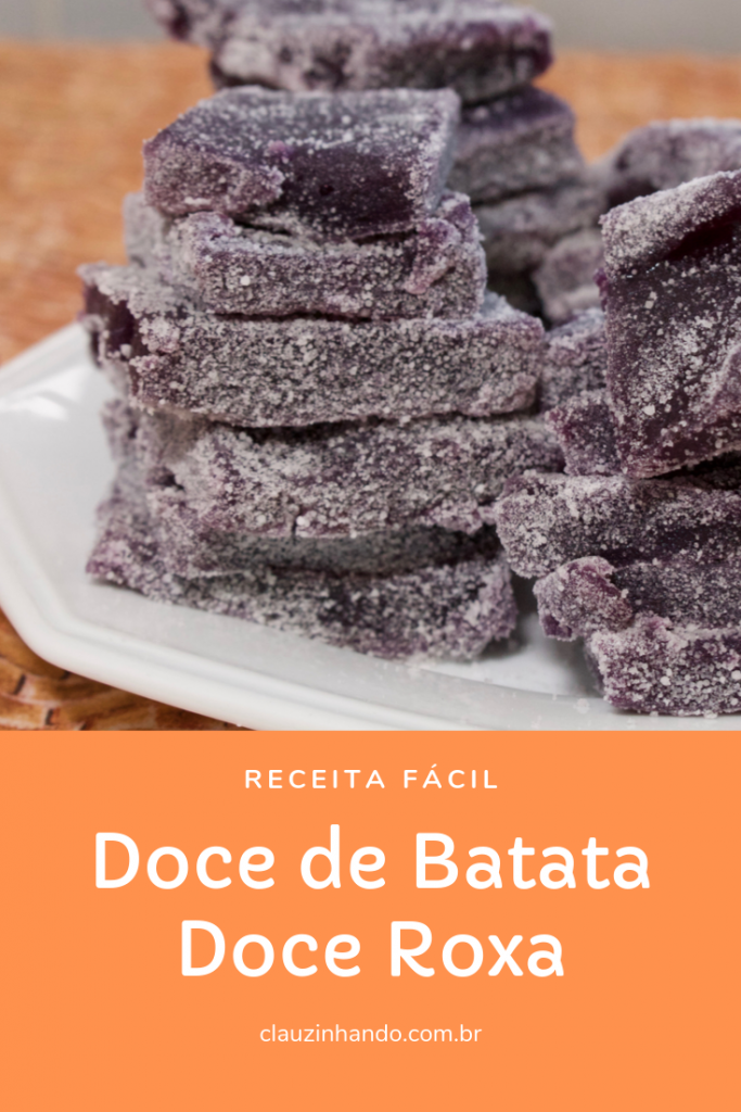 Doce de Batata doce Roxa